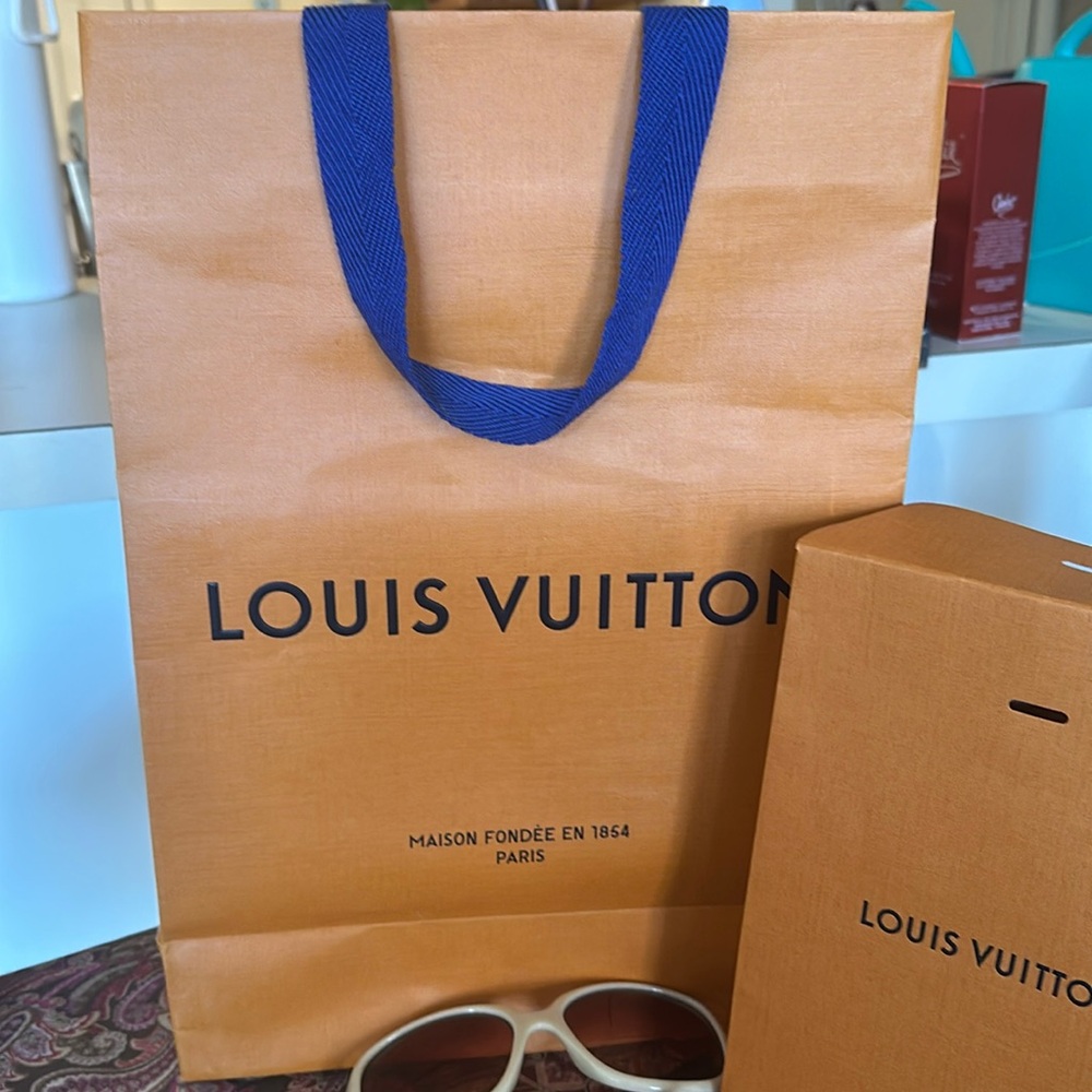 Louis Vuitton paper medium size shopping bag